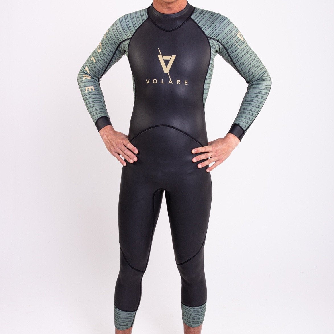 V1 Mens Triathlon Wetsuit Green Room