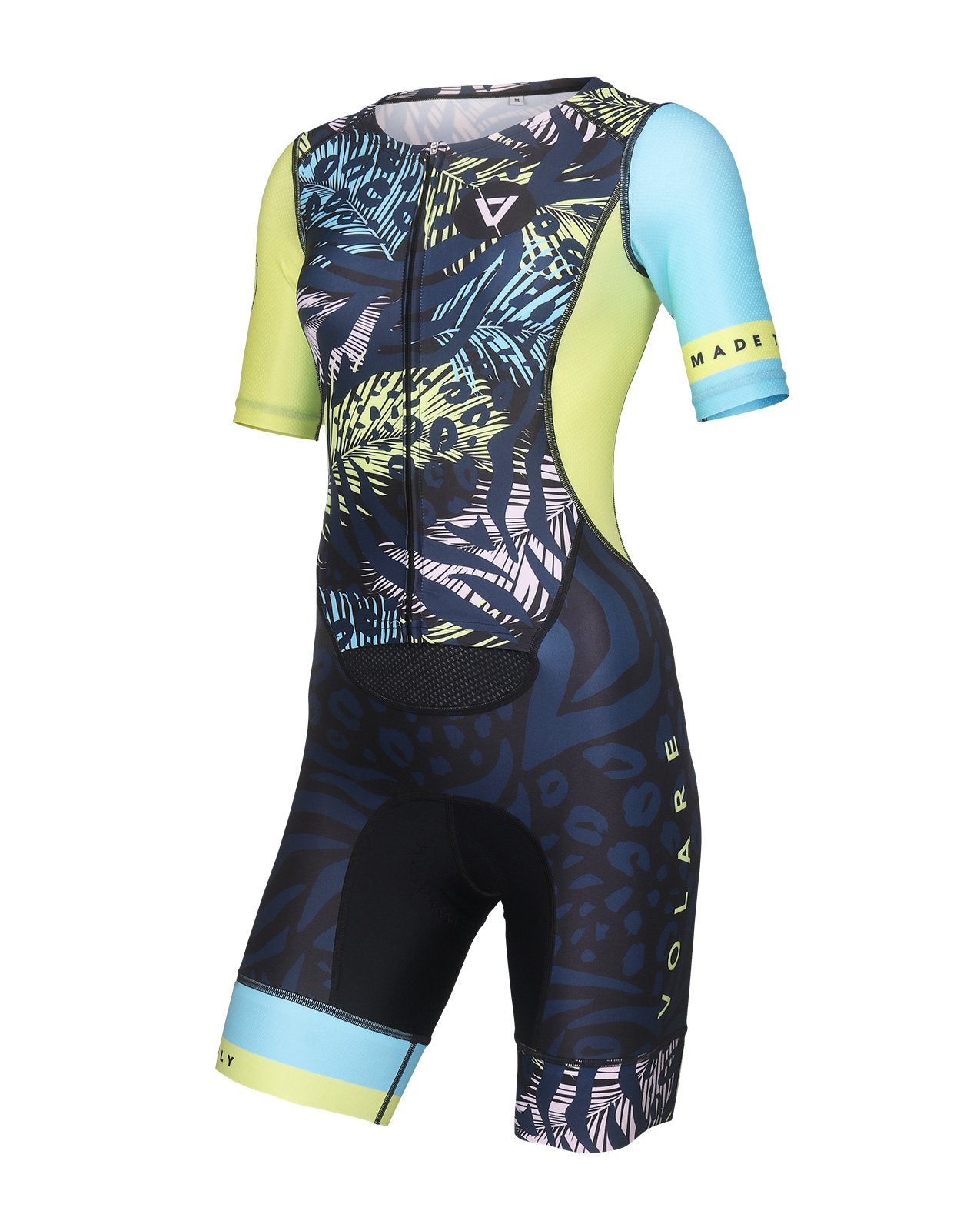 Volare Womens Animals Sleeved Tri Suit