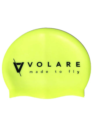 Volare Unisex Swim Cap - Fluro Yellow