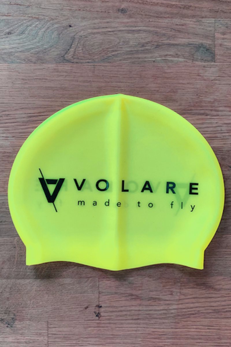 Volare Unisex Swim Cap - Fluro Yellow